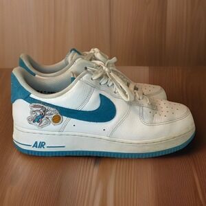 Nike Air Force 1 Low Bugs Bunny Space Jam White Blue Mens Size 8